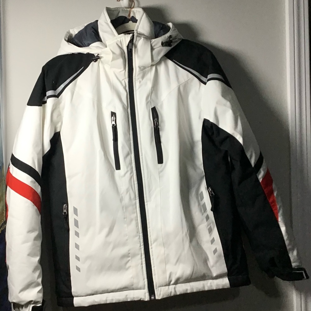 Women's Black and White Ski Jacket